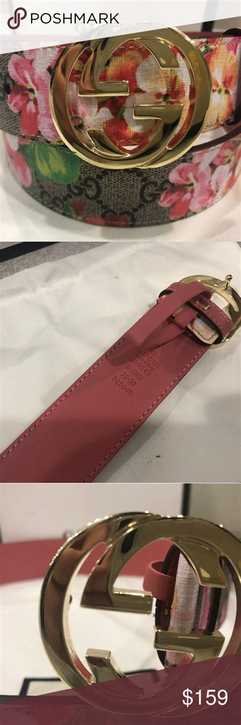 bloom and blossom gucci belt|authentic Gucci women belt.